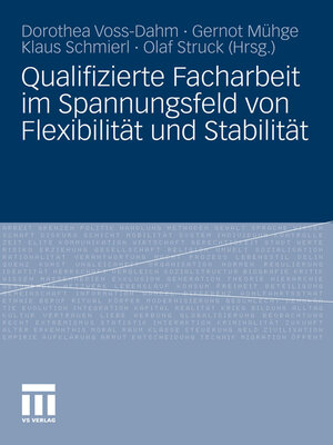 cover image of Qualifizierte Facharbeit im Spannungsfeld von Flexibilität und Stabilität